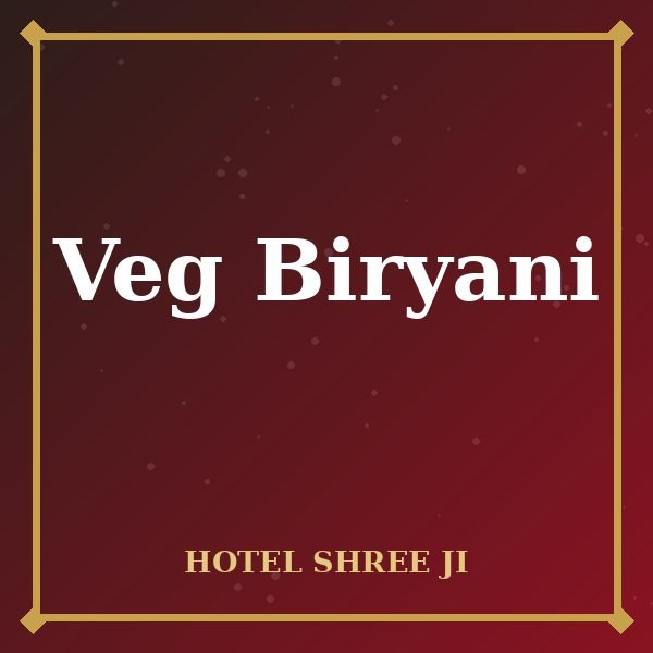 Veg Biryani